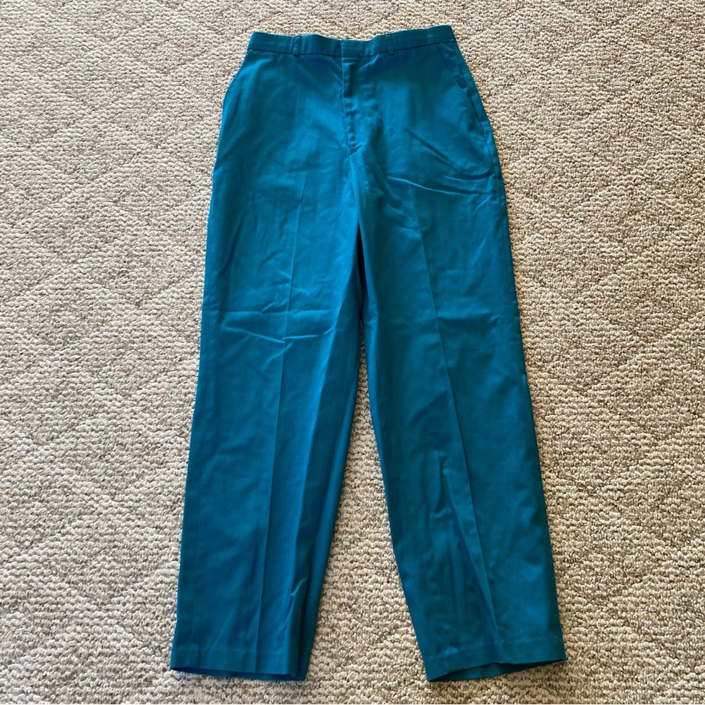 5/$15 Par Four Sportswear Teal Vintage Golf Pants 14 (Waist ~30”)